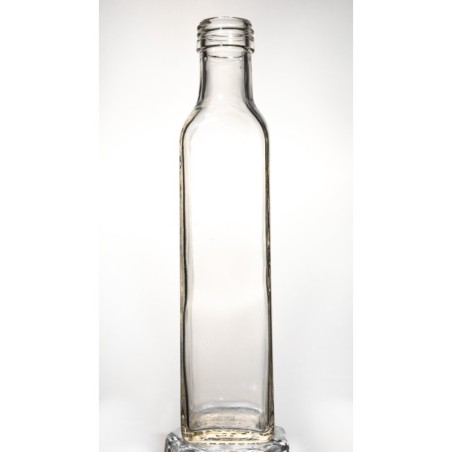 Butelka Kwadratowa 250 ml (fi31,5) Przezroczysta