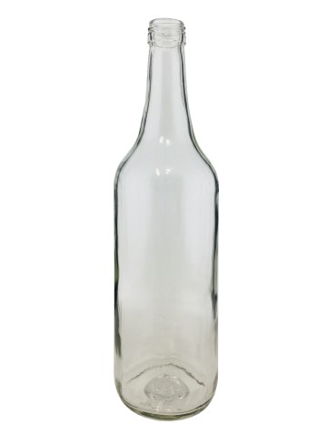 Szklane butelki na alkohol - galoniki - Butelka monopolowa 700 ml z gwintem fi 28 mm · złota nakrętka · Komplet 6 sztuk - product 6