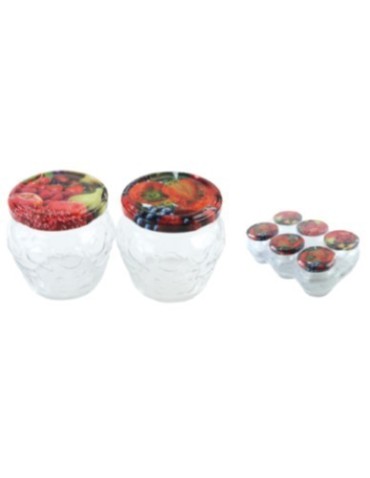 Ażurowy słoik na przyprawy 215 ml · Wieczko (⌀66) · 6-pak - produkt 2