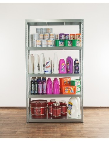 Elara - Regał metalowy ELARA 180x100x40 5p Ocynk - product 11