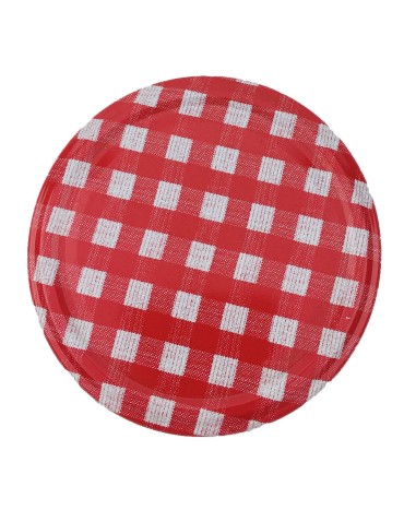 Słoik zwykły 425 ml · Pokrywka (⌀82) z designem “karo” · 6 sztuk - produkt 2