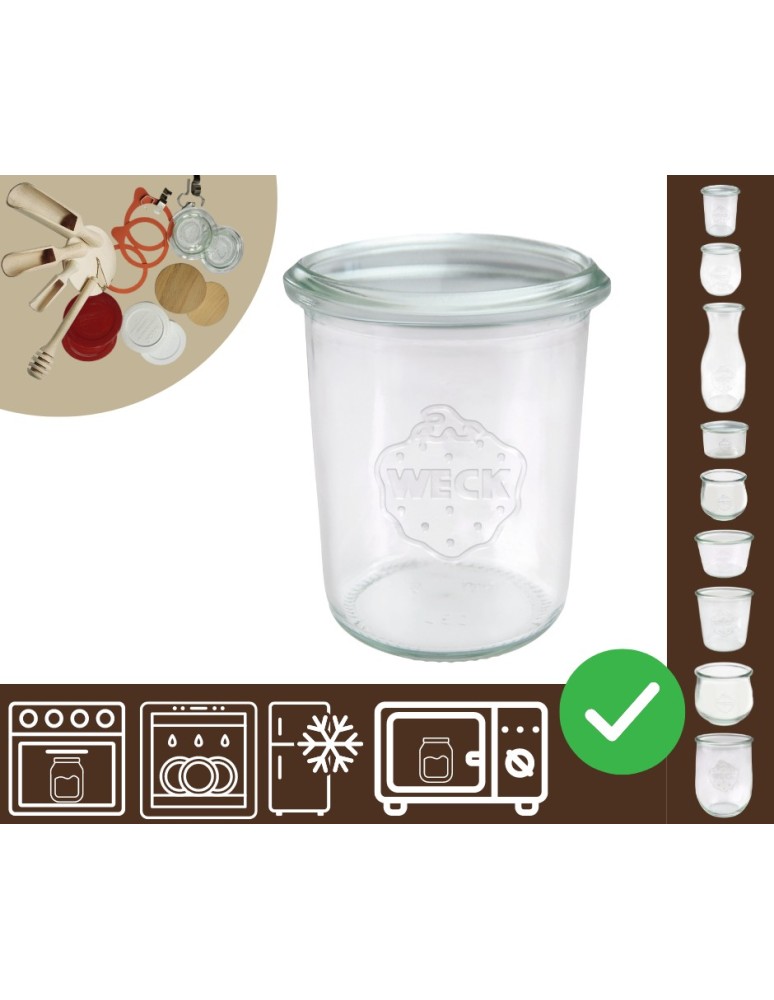 Słoiki i butelki - Słoiki WECK / żaroodporny słoik 160ml MOLD - produkt MODO24.PL 1