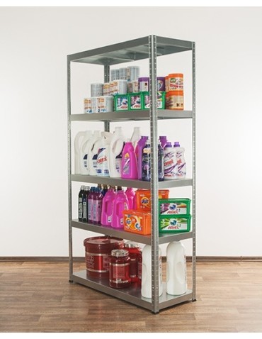 Elara - Regał metalowy ELARA 180x100x40 5p Ocynk - product 12