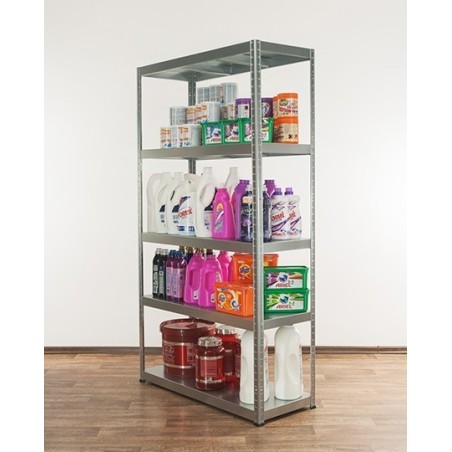 Regał metalowy ELARA 180x100x40 5p Ocynk