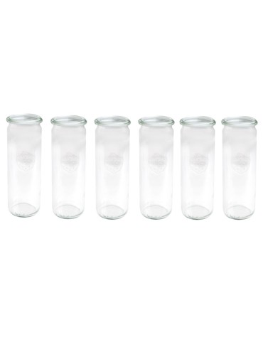 Słoiki i butelki - Słoiki WECK 6szt/ żaroodporny słoik 600ml CYLINDER - product 3