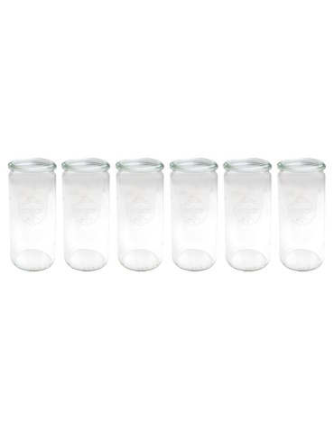 Słoiki i butelki - Słoiki WECK 6szt/ żaroodporny słoik 1040ml 1l CYLINDER - product 3
