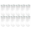 Słoiki WECK 12szt/ żaroodporny słoik 1040ml 1l CYLINDER