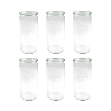 Słoiki WECK 6szt/ szklane wieko słoik 1040ml 1l CYLINDER