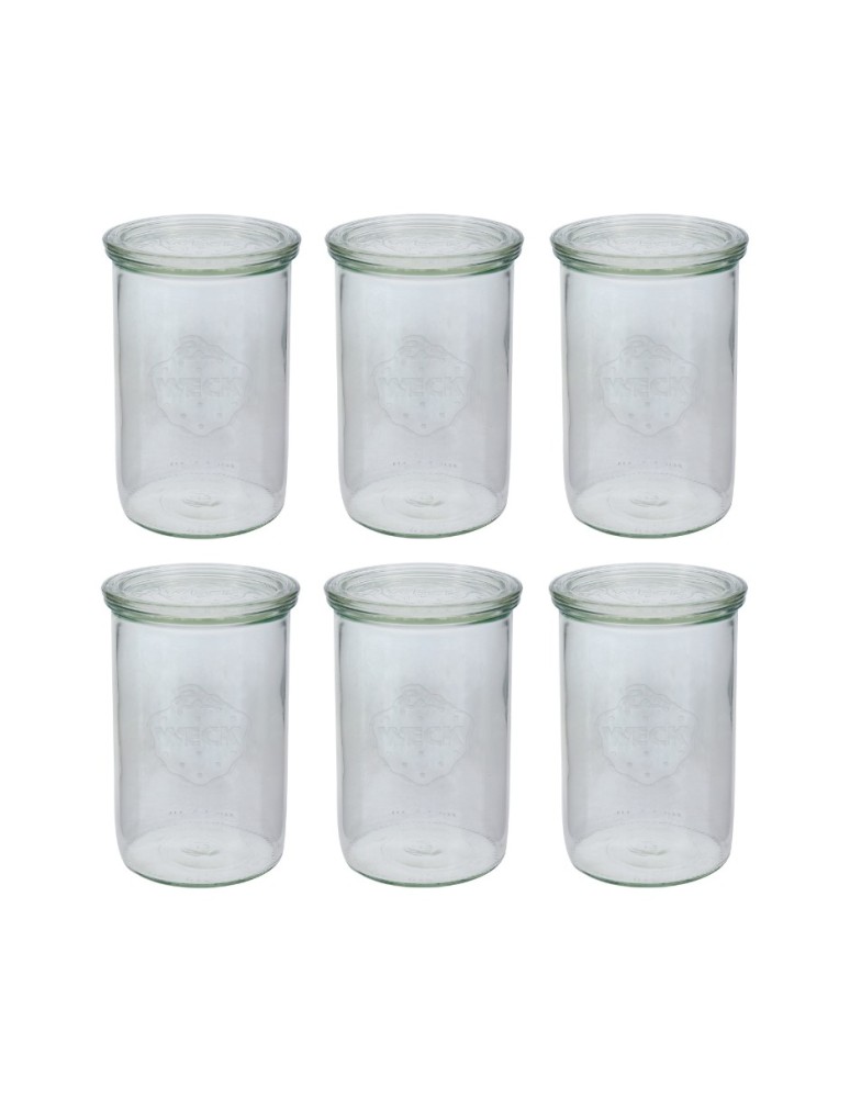 Słoiki i butelki - Słoiki WECK 6szt/ szklane wieko słoik 1050ml 1l MOLD - produkt MODO24.PL 13