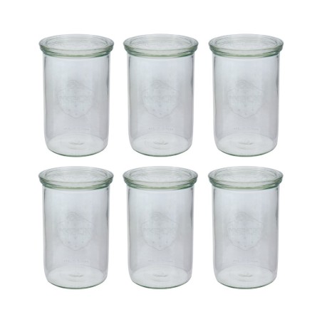 Słoiki WECK 6szt/ szklane wieko słoik 1050ml 1l MOLD