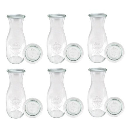 Słoiki WECK 6szt/ szklane wieko KARAFKA 1l 1062ml BUTELKA