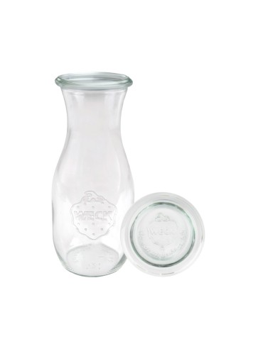 Słoiki i butelki - Słoiki WECK / szklane wieko KARAFKA 1l 1062ml BUTELKA - produkt 13