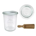 Słoiki WECK / szklane wieko, miarka słoik 160ml MOLD