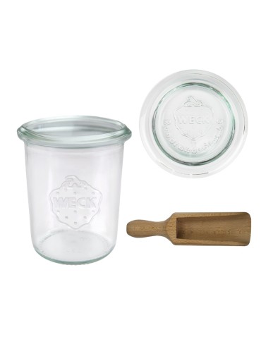 Słoiki i butelki - Słoiki WECK / szklane wieko, miarka słoik 160ml MOLD - produkt 13