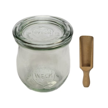 Słoiki WECK / szklane wieko, miarka słoik 220ml TULIP