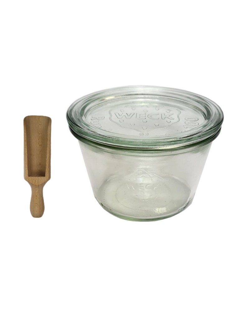 Słoiki i butelki - Słoiki WECK / szklane wieko, miarka słoik 370ml MOLD - product MODO24.PL 3