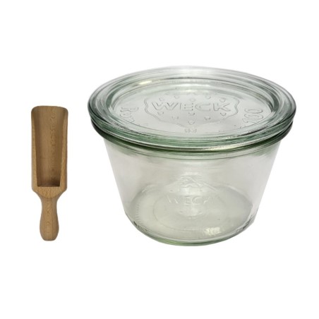 Słoiki WECK / szklane wieko, miarka słoik 370ml MOLD
