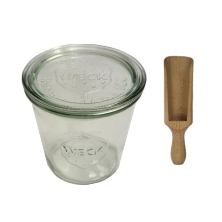 Słoiki WECK / szklane wieko, miarka słoik 580ml MOLD