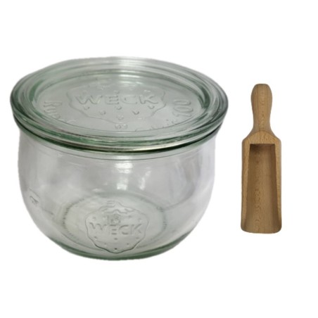 Słoiki WECK / szklane wieko, miarka słoik 580ml TULIP