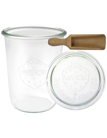 Słoiki i butelki - Słoiki WECK / szklane wieko, miarka słoik 850ml MOLD - product 3