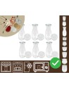 Słoiki WECK 6szt/ plastikowe wieko KARAFKA 1l 1062ml BUTELKA