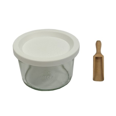 Słoiki WECK / plastikowe wieko, miarka słoik 200ml MOLD