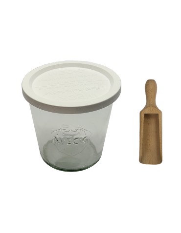Słoiki i butelki - Słoiki WECK / plastikowe wieko, miarka słoik 580ml MOLD - product 3