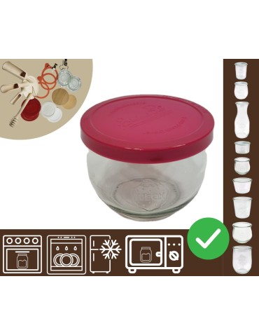 Słoiki WECK / silikonowe wieko słoik 370ml TULIP