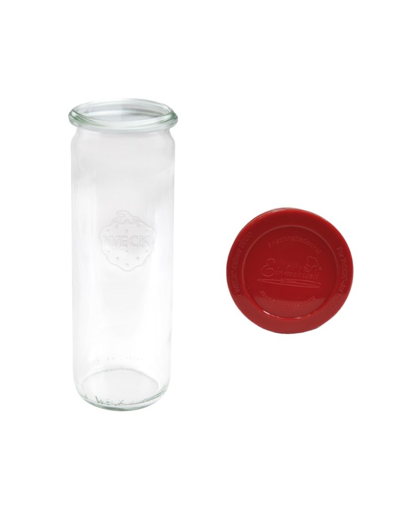 Słoiki i butelki - Słoiki WECK / silikonowe wieko słoik 600ml CYLINDER - product MODO24.PL 3