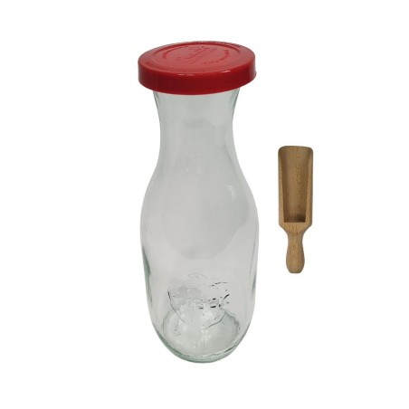 Słoiki WECK / silikonowe wieko, miarka KARAFKA 1l 1062ml BUTELKA