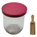 Słoiki WECK / silikonowe wieko, miarka słoik 1l 1062ml TULIP