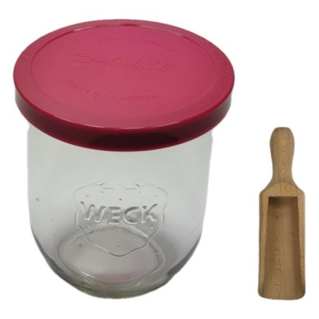 Słoiki WECK / silikonowe wieko, miarka słoik 1l 1062ml TULIP
