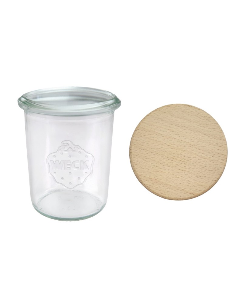 Słoiki i butelki - Słoiki WECK / drewniane wieko słoik 160ml MOLD - produkt MODO24.PL 3