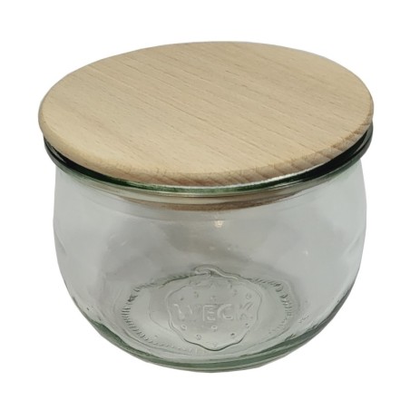 Słoiki WECK / drewniane wieko słoik 370ml TULIP
