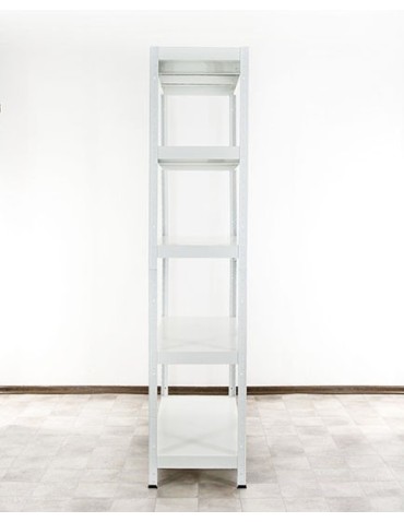 Elara - Regał metalowy ELARA 180x100x40 5p biała - product 3