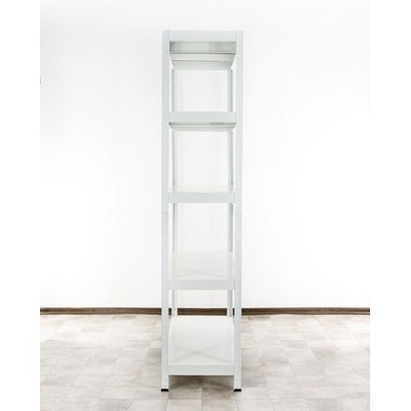 Regał metalowy ELARA 180x100x40 5p biała