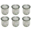 Słoiki WECK 6szt/ szklane wieko słoik 220ml TULIP