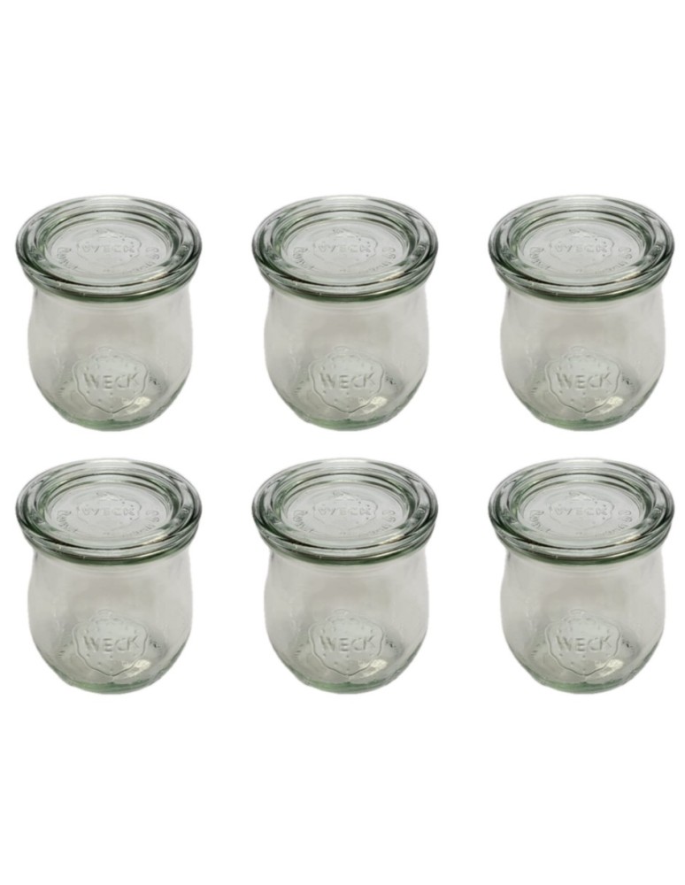 Słoiki i butelki - Słoiki WECK 6szt/ szklane wieko słoik 220ml TULIP - produkt MODO24.PL 13