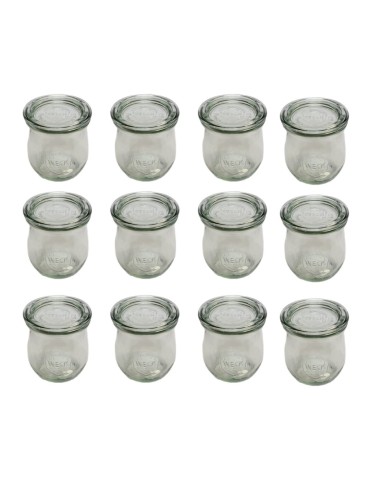 Słoiki i Dodatki - Słoiki WECK 12szt/ szklane wieko słoik 220ml TULIP - product 13