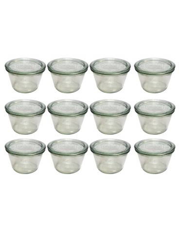 Słoiki i butelki - Słoiki WECK 12szt/ szklane wieko słoik 370ml MOLD - produkt 13