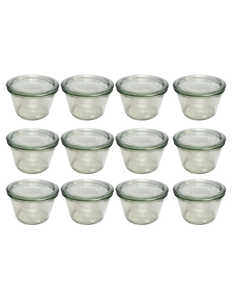 Słoiki i butelki - Słoiki WECK 12szt/ szklane wieko słoik 370ml MOLD - produkt MODO24.PL 13