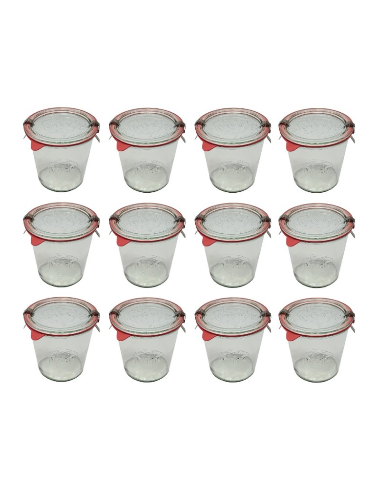 Słoiki i Dodatki - Słoiki WECK 12szt/ szkl. wieko,gumka, bl słoik 580ml MOLD - product MODO24.PL 13