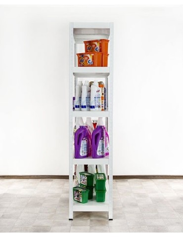 Elara - Regał metalowy ELARA 180x100x40 5p biała - product 10