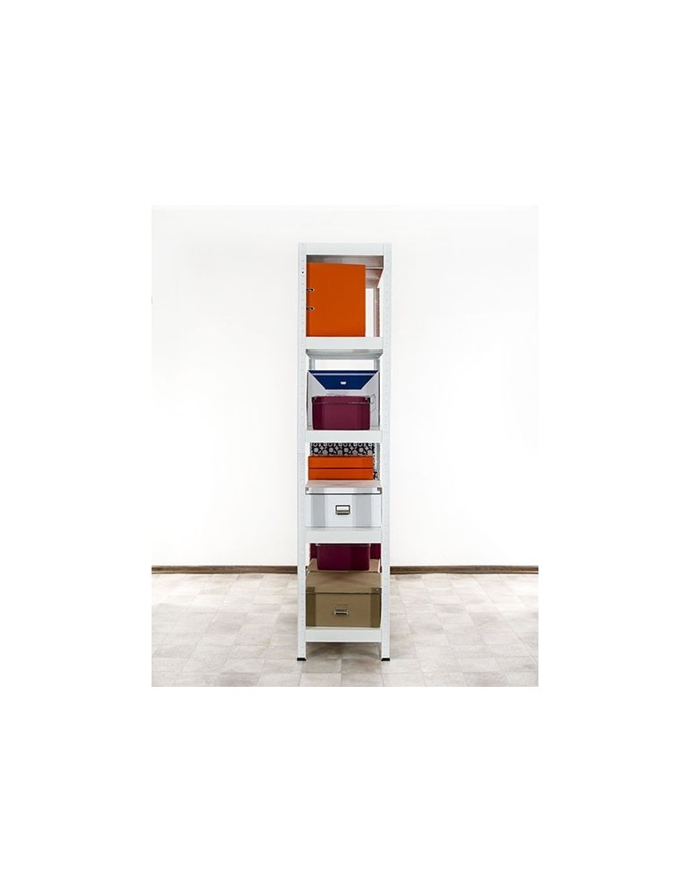 Elara - Regał metalowy ELARA 180x100x40 5p biała - product MODO24.PL 11