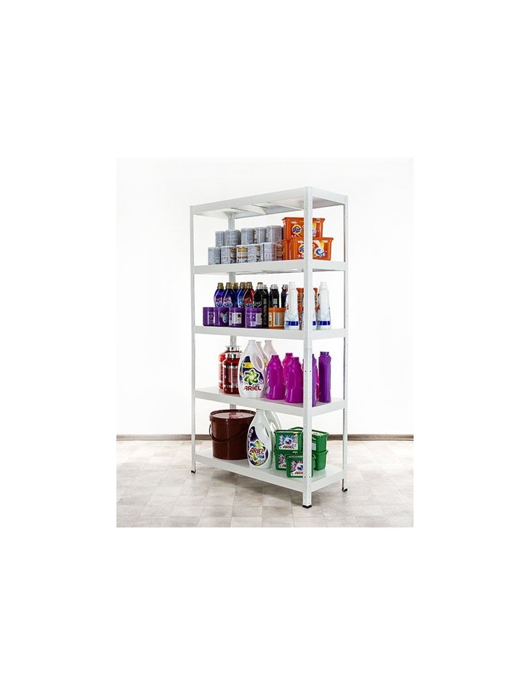 Elara - Regał metalowy ELARA 180x100x40 5p biała - product MODO24.PL 12