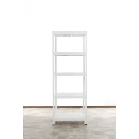 Regał metalowy ELARA 180x60x40 5p biała