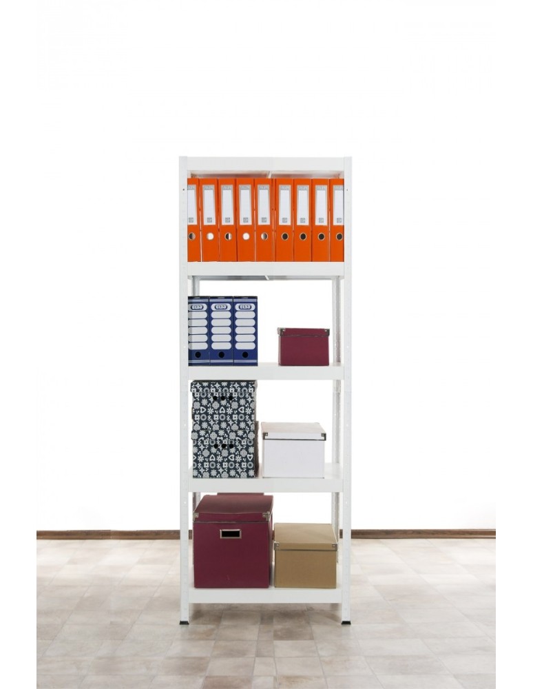 Elara - Regał metalowy ELARA 180x60x40 5p biała - product MODO24.PL 4