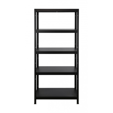 Regał metalowy ELARA 180x80x40 5p czarna
