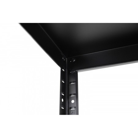 Regał metalowy ELARA 180x90x40 5p czarna