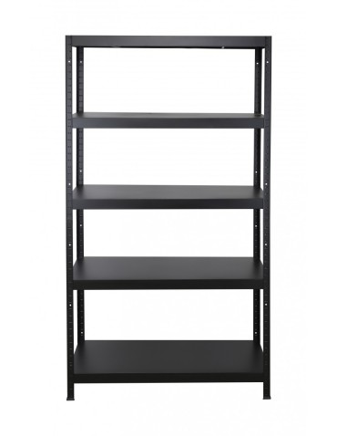 Elara - Regał metalowy ELARA 180x100x40 5p czarna - product 3